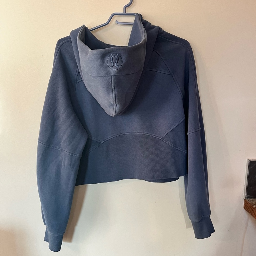 SOLD Lululemon Blue Cropped Hoodie